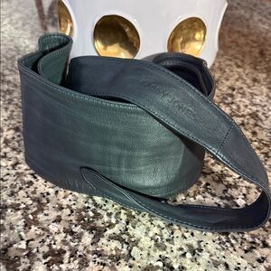 Sassy Jones Black Yaya Leather Belt